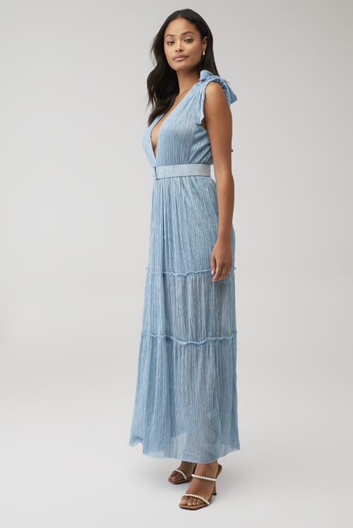 SABINA MUSAYEV | Helena Dress in Light Blue| FashionPass SABINA MUSAYEV | Helena Dress in Light Blue| FashionPass