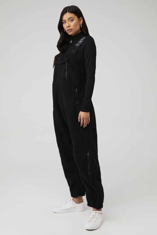 Free People | Hit Slopes Salopette in Black| FashionPass