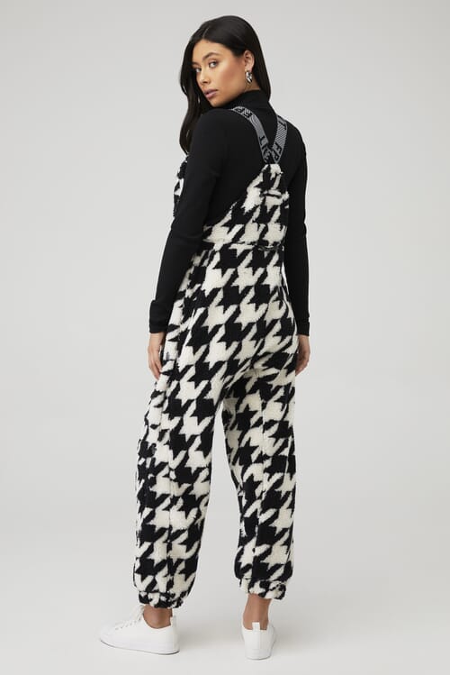 Free People | Hit Slopes Salopette in Houndstooth Combo| FashionPass