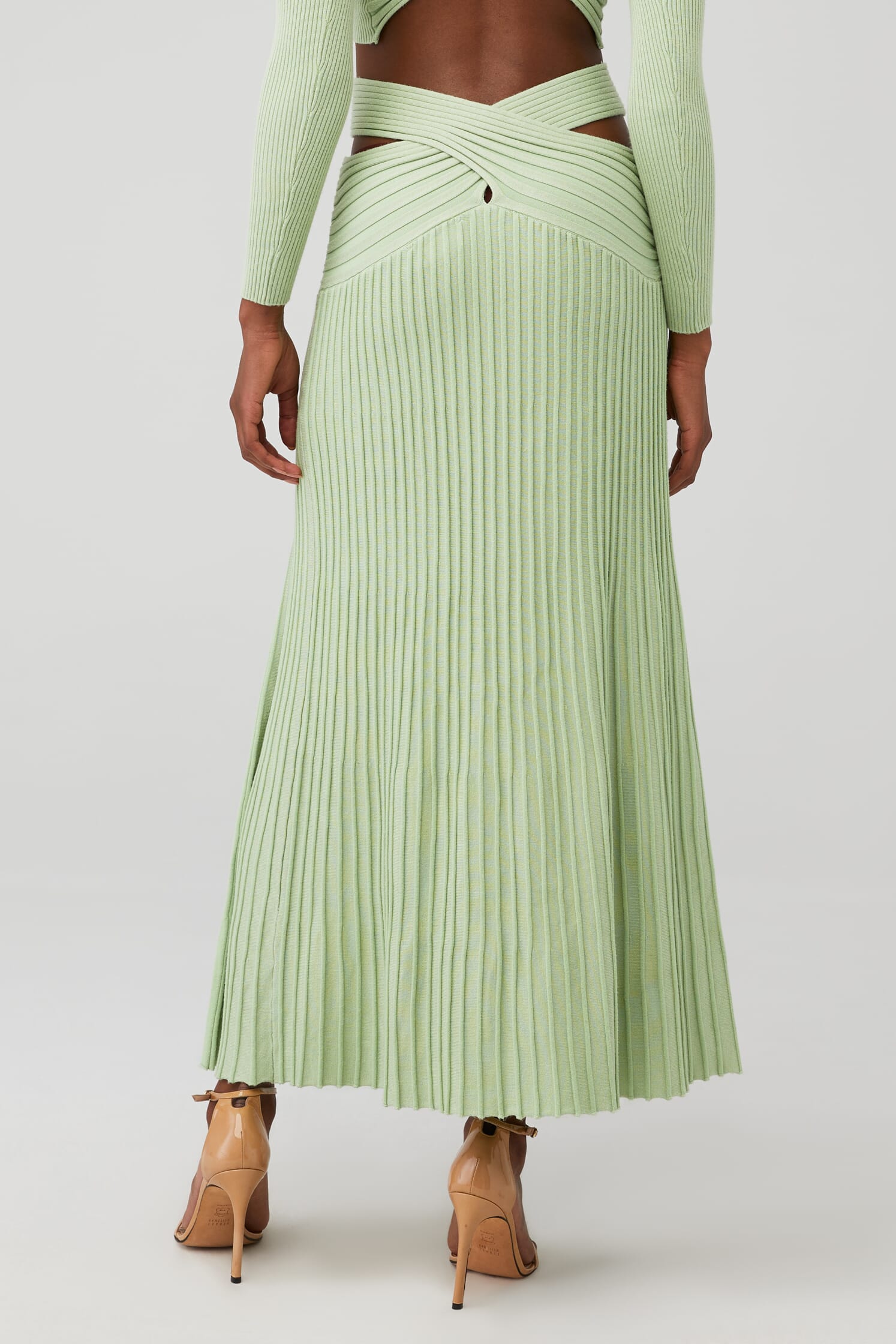 Nevaro Knit Maxi Skirt