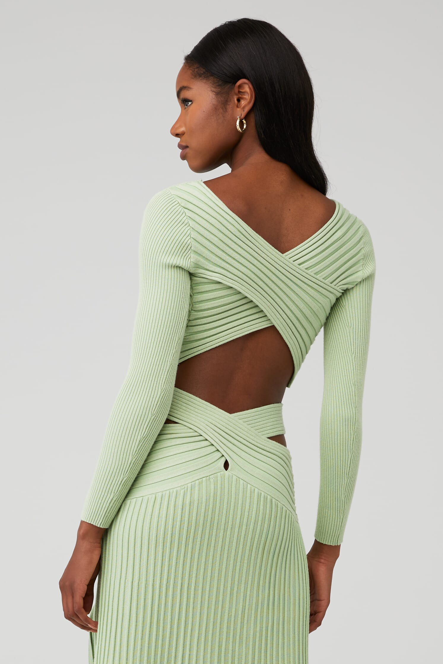 slim fit dress slacks Sovere Green Dress – CNB Dress Hire main image 1