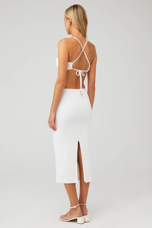 White shop hula dress