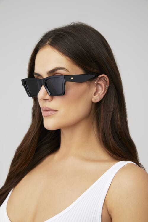 Le Specs Hypnos Alt Fit Sunglasses In Black Fashionpass