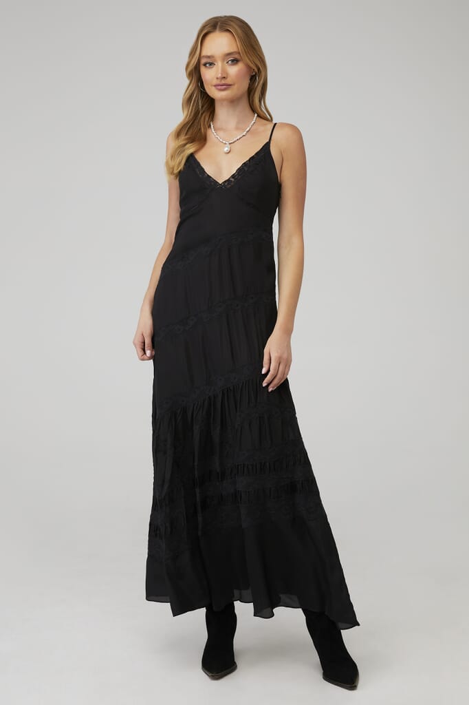 Idalia Black Event Dress