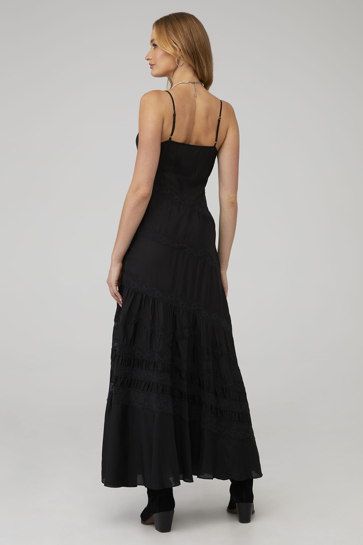 LoveShackFancy | Idalia Dress in Black| FashionPass