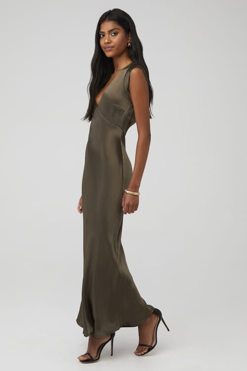 BEC BRIDGE Indi V Maxi Dress in Midnight FashionPass