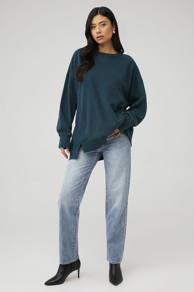 Free People Intercept Tunic Sweatshirt