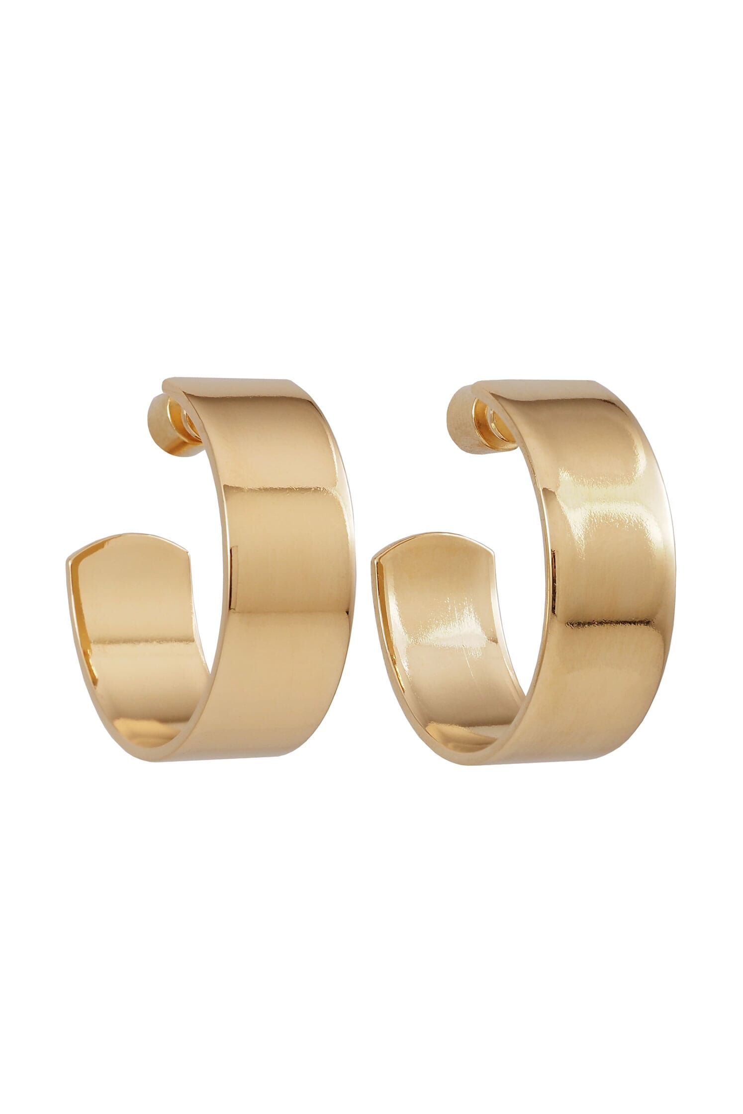 joolz by Martha Calvo Iris Large Hoops in Gold| FashionPass