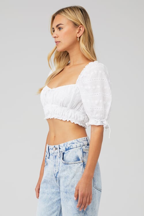 iris crop top for love and lemons