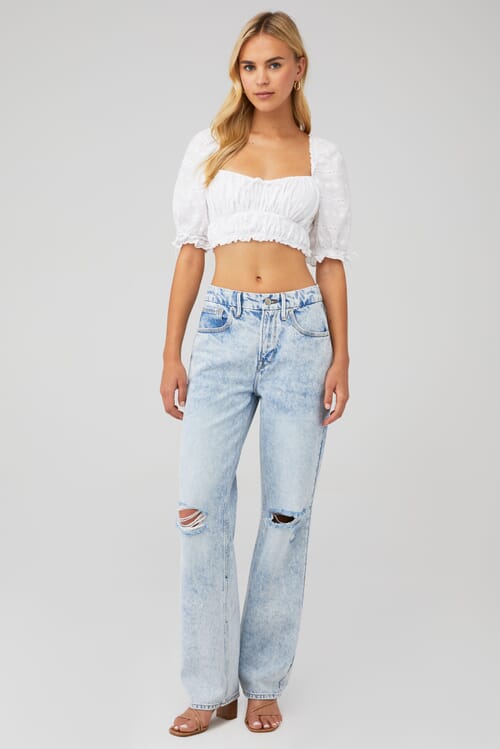 iris crop top for love and lemons