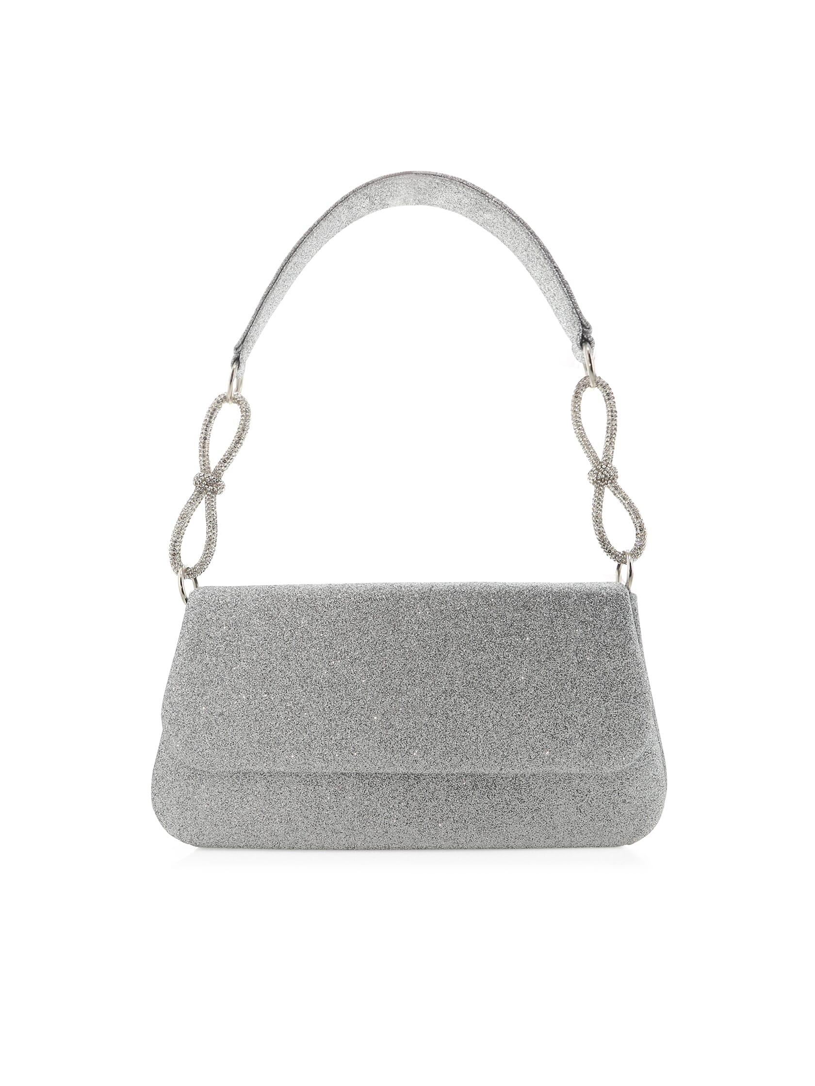 BILLINI | Isla Shoulder Bag in Silver Glitter| FashionPass