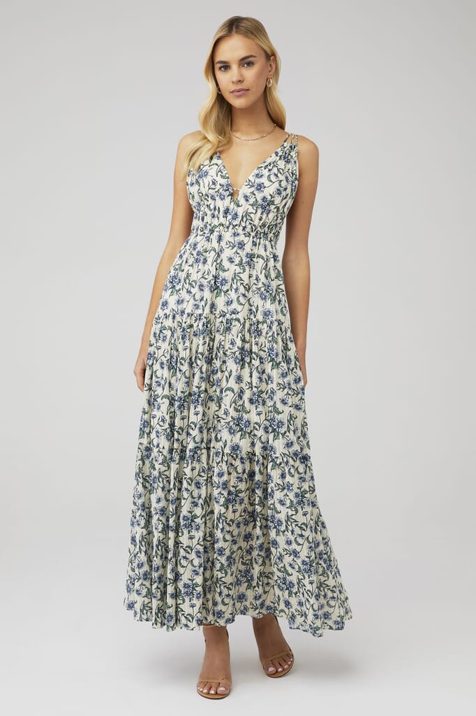 SIGNIFICANT OTHER | Isobel Dress in Cornflower Daisy| FashionPass