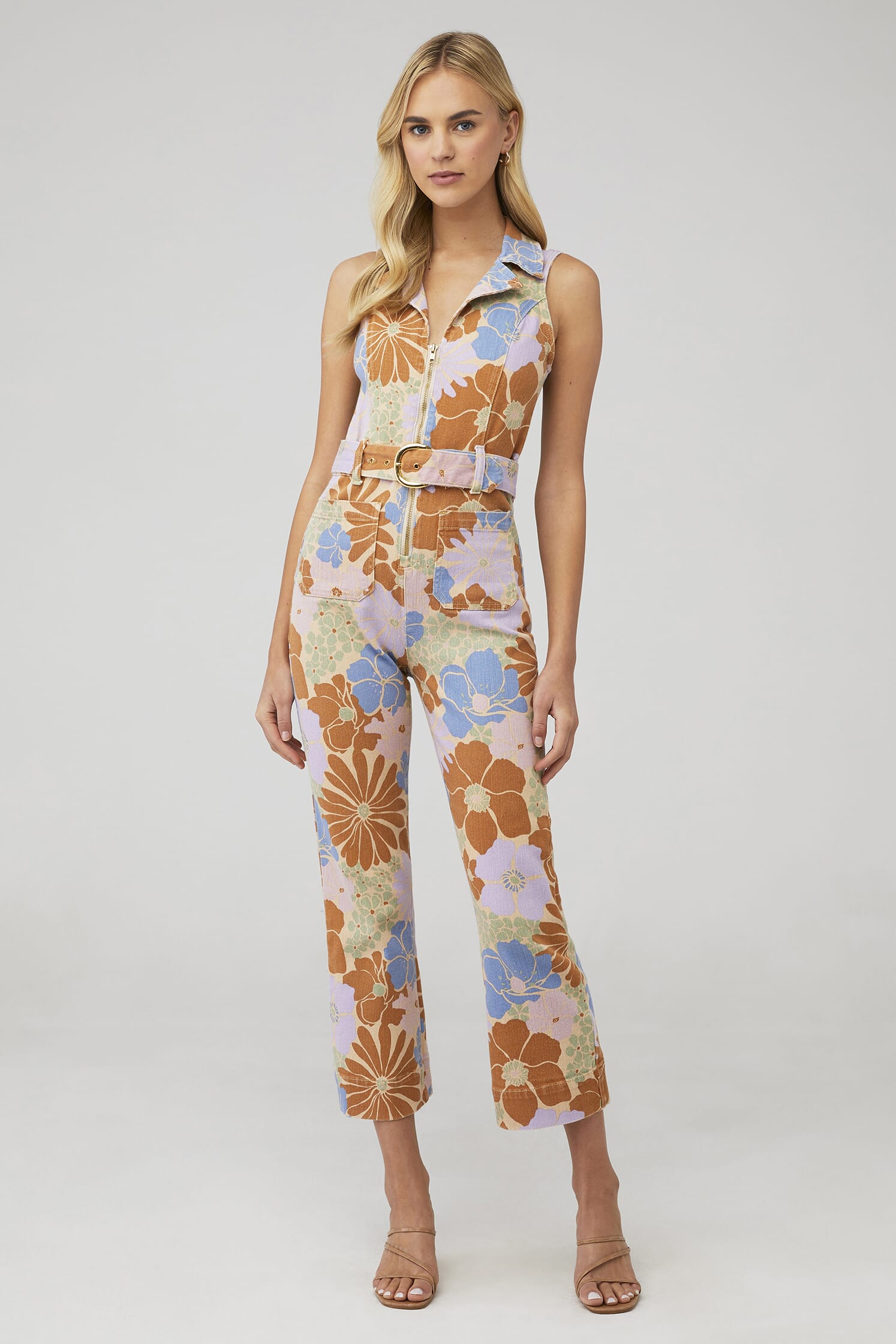 Show Me Your Mumu | Jacksonville Jumpsuit in Sage Retro Garden| FashionPass