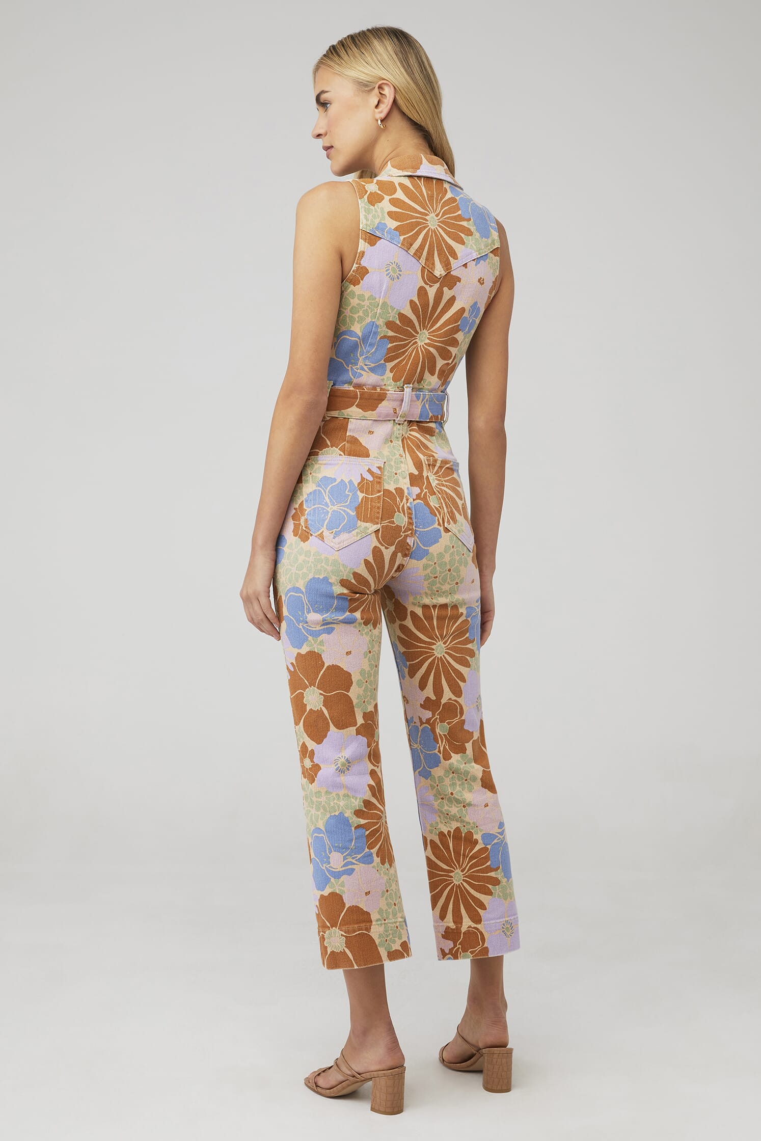 Show Me Your Mumu | Jacksonville Jumpsuit in Sage Retro Garden