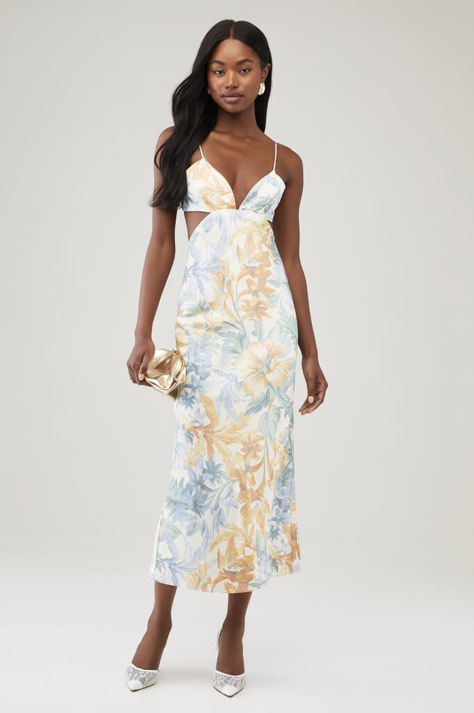 SIGNIFICANT OTHER | Lana Bias Dress in Buttercream| FashionPass SIGNIFICANT OTHER | Lana Bias Dress in Buttercream| FashionPass