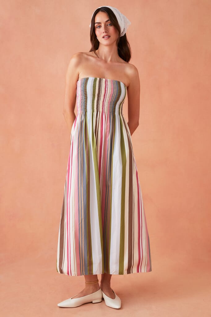 FAITHFULL THE BRAND | Lida Maxi Dress in Gingham-Black| FashionPass