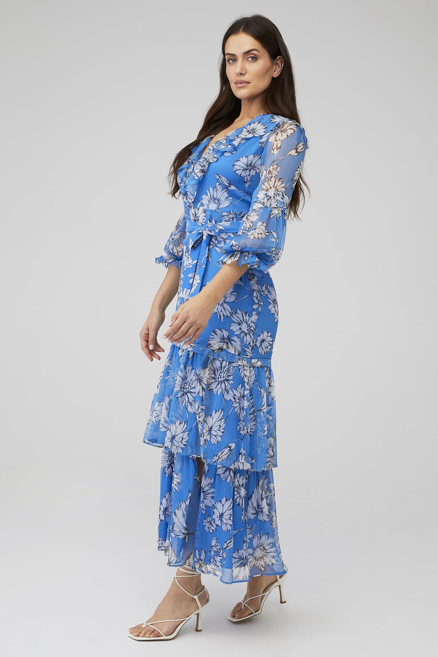 chinese dress ladies Monterey Dress in Print | Printed Cocktail Dress main image 1