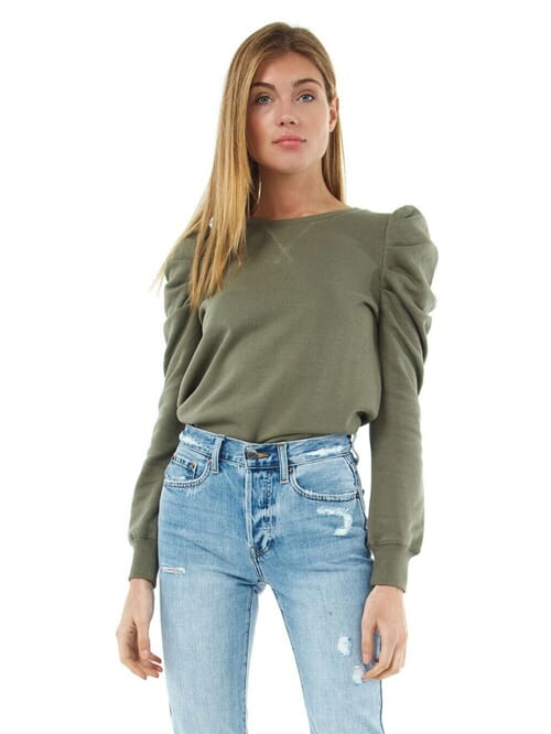 Rebecca minkoff janine sweatshirt grey hot sale