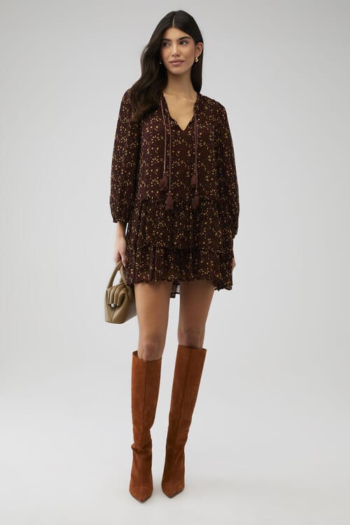 Cleobella | Jaslynn Mini Dress in Zadia Block Print| FashionPass