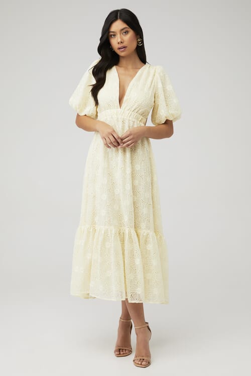 ASTR | Jaxine Dress in Yellow| FashionPass