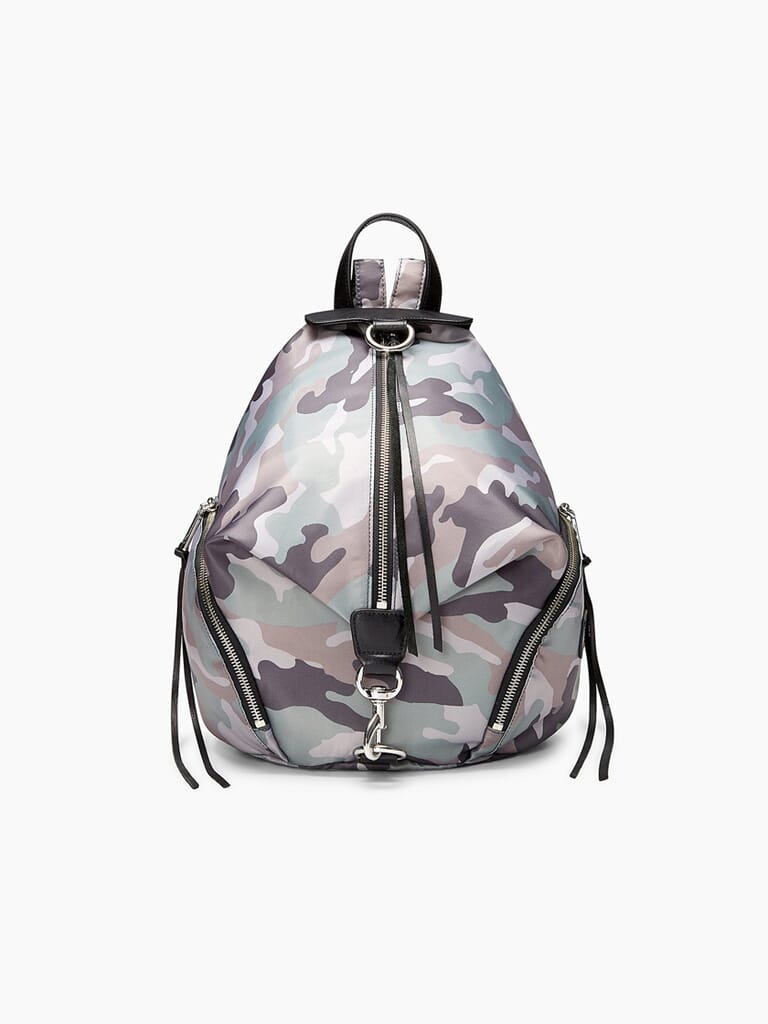 Rebecca Minkoff Julian Nylon Backpack in Camo Print FashionPass