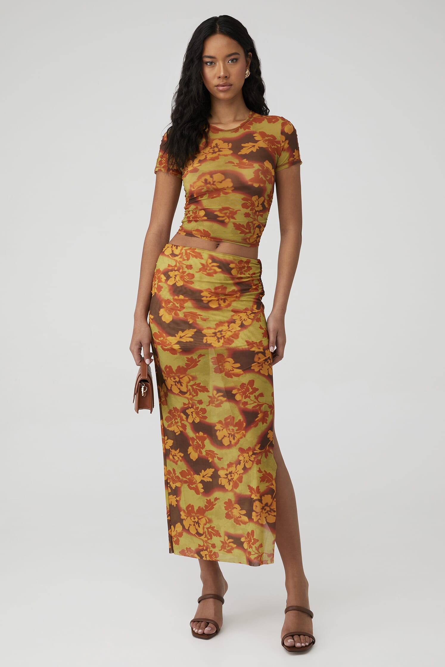 chinese dress ladies Rent The Bernadette Wrap Maxi Dress By Bec & Bridge main image 1