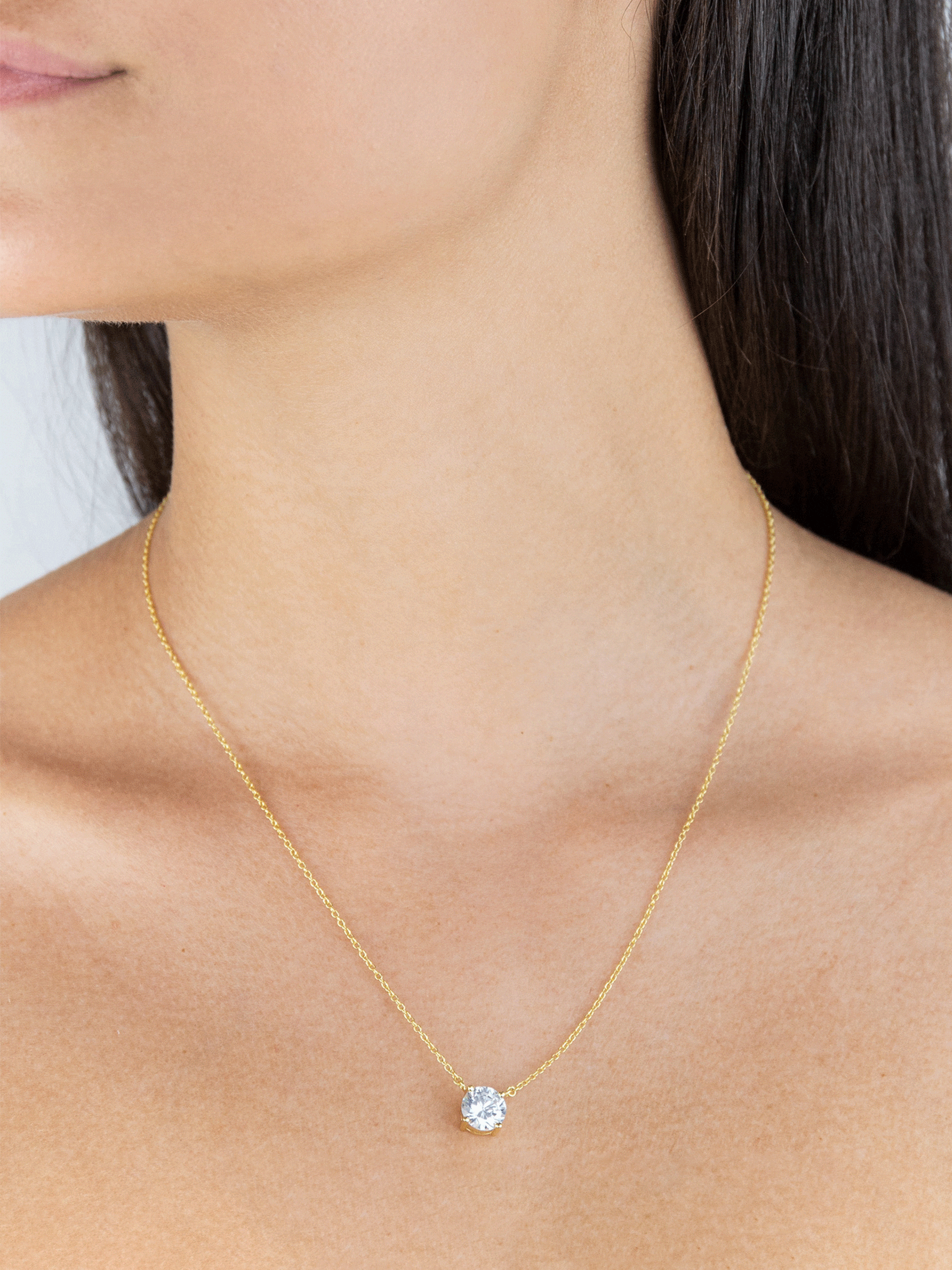 By Adina Eden Juliette Necklace in Gold FashionPass