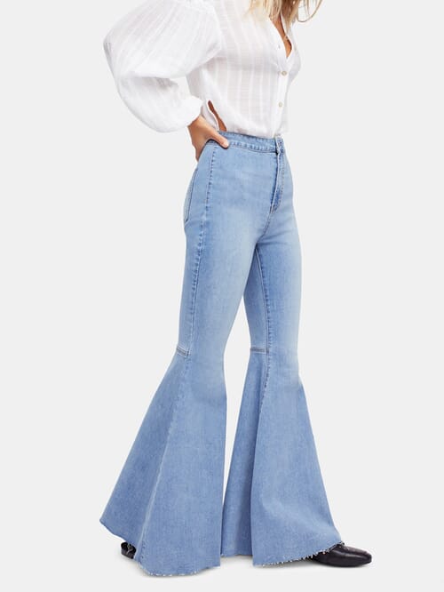 Free people just hot sale float on flare jeans