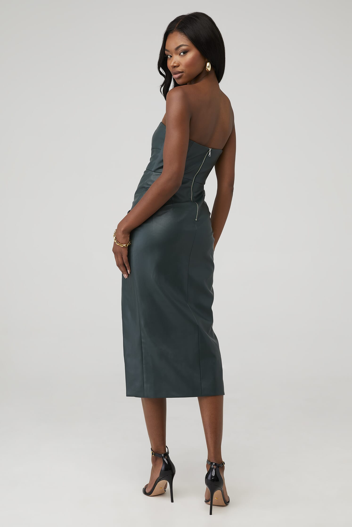 Bardot | Kai Vegan Dress in Evergreen| FashionPass