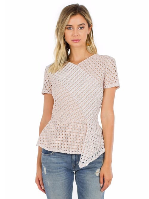 Bcbgmaxazria store peplum top