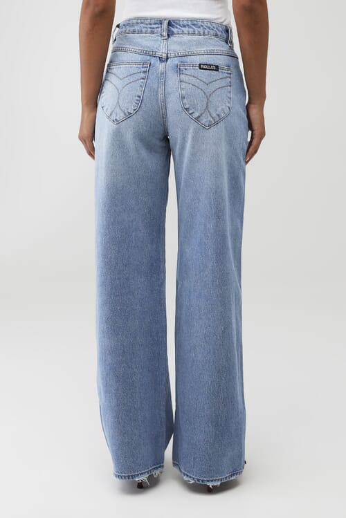 デニム・ジーパン [MASONPRINCE] Linen Blend Summer Relaxed Denim Pants Jeans for Women | FashionPass