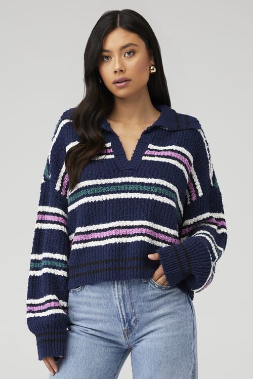 Free People Midnight Reflections Sweater sale size M