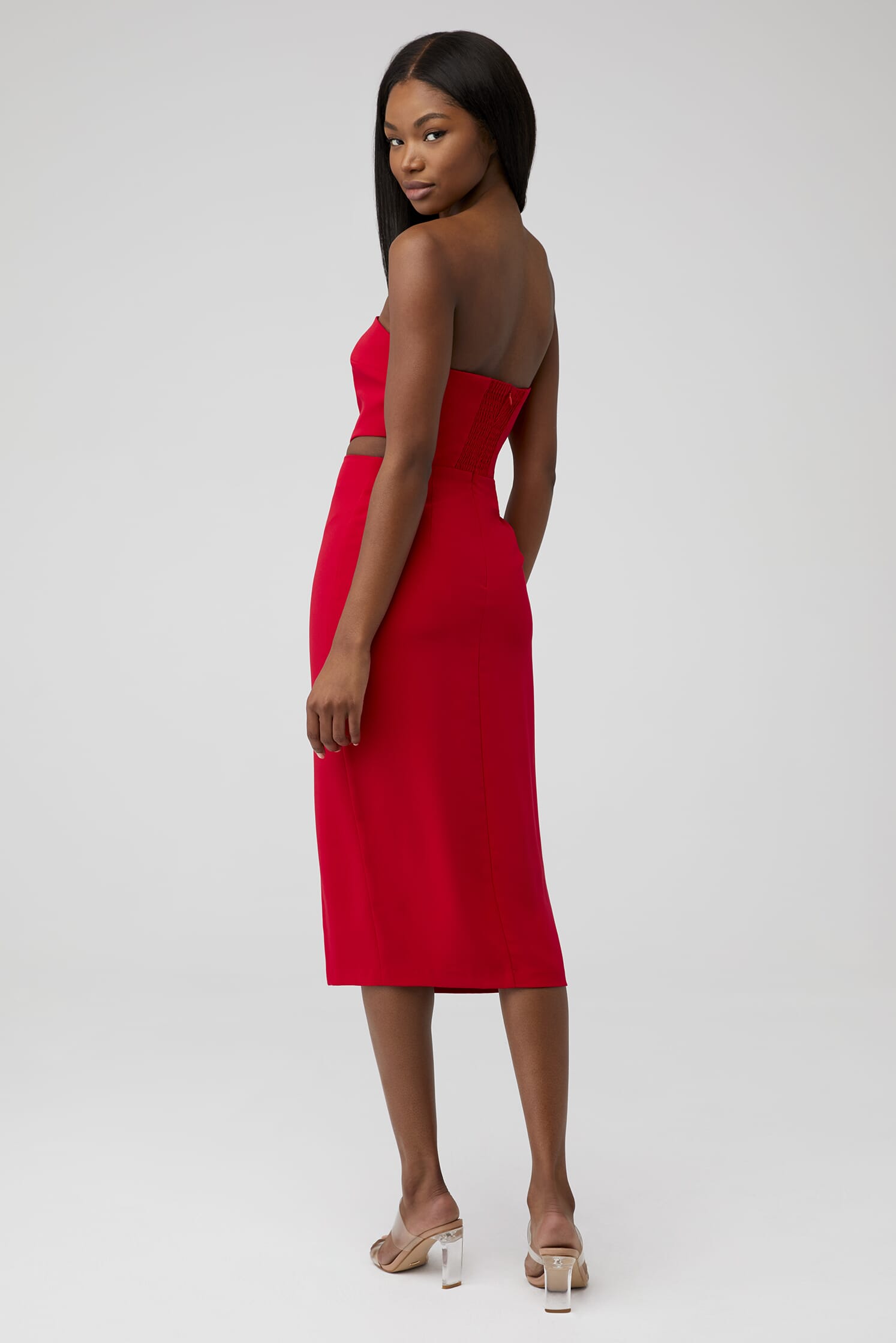 Amanda Uprichard | Kloss Dress in Red| FashionPass
