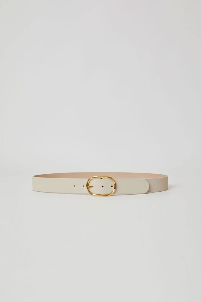 B-Low the Belt | Kyra Belt in Bone & Gold| FashionPass