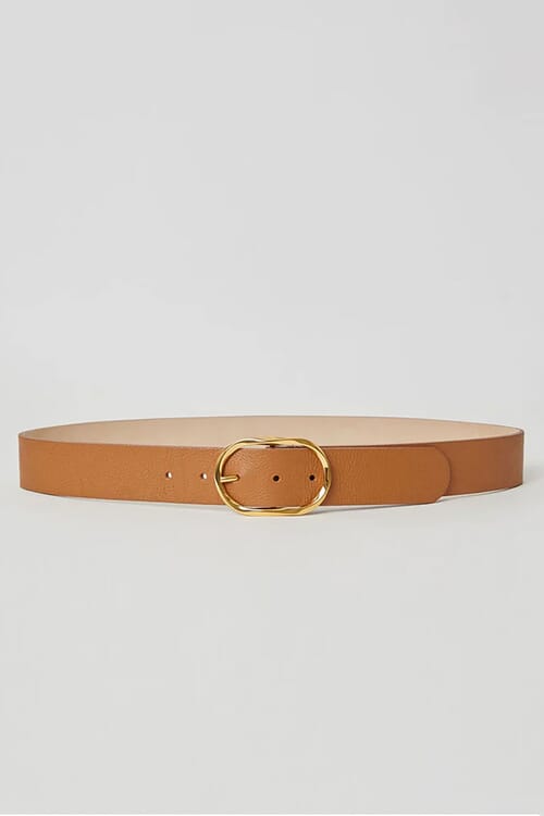 B Low the Belt Kyra Belt in Cuoio Gold FashionPass