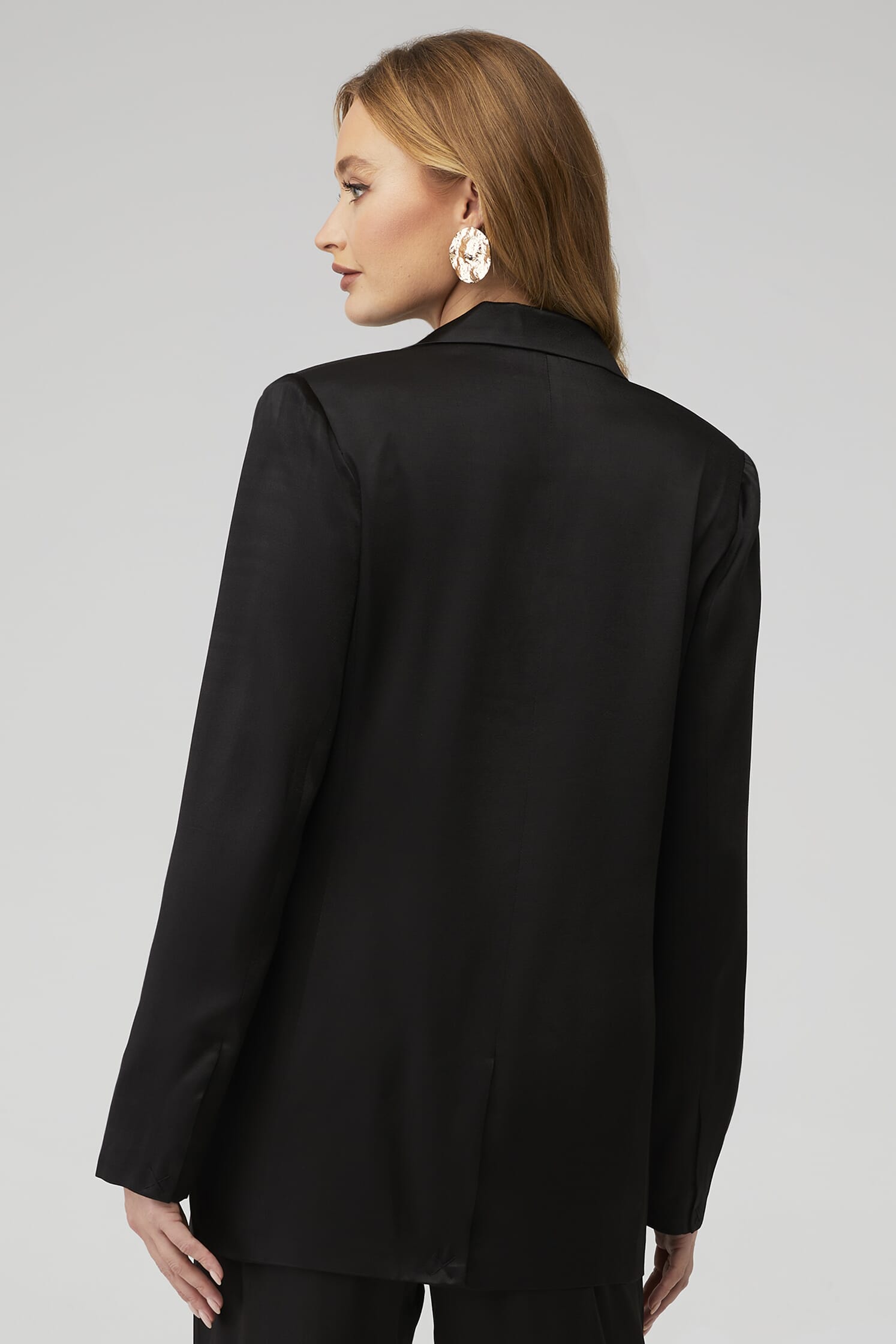 Shona Joy La Lune Single Breasted Blazer in Black FashionPass