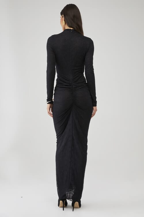 Ronny Kobo | X Fashionpass Lace Scorpio Dress in Black| FashionPass