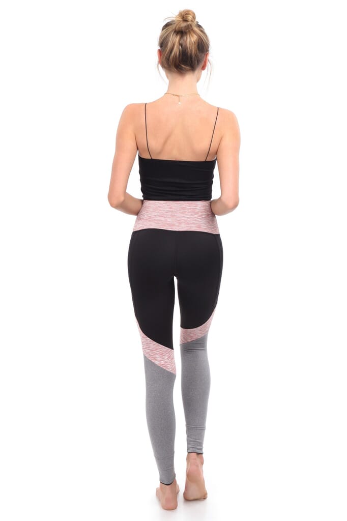 BEACH RIOT Lacy Legging in Pink