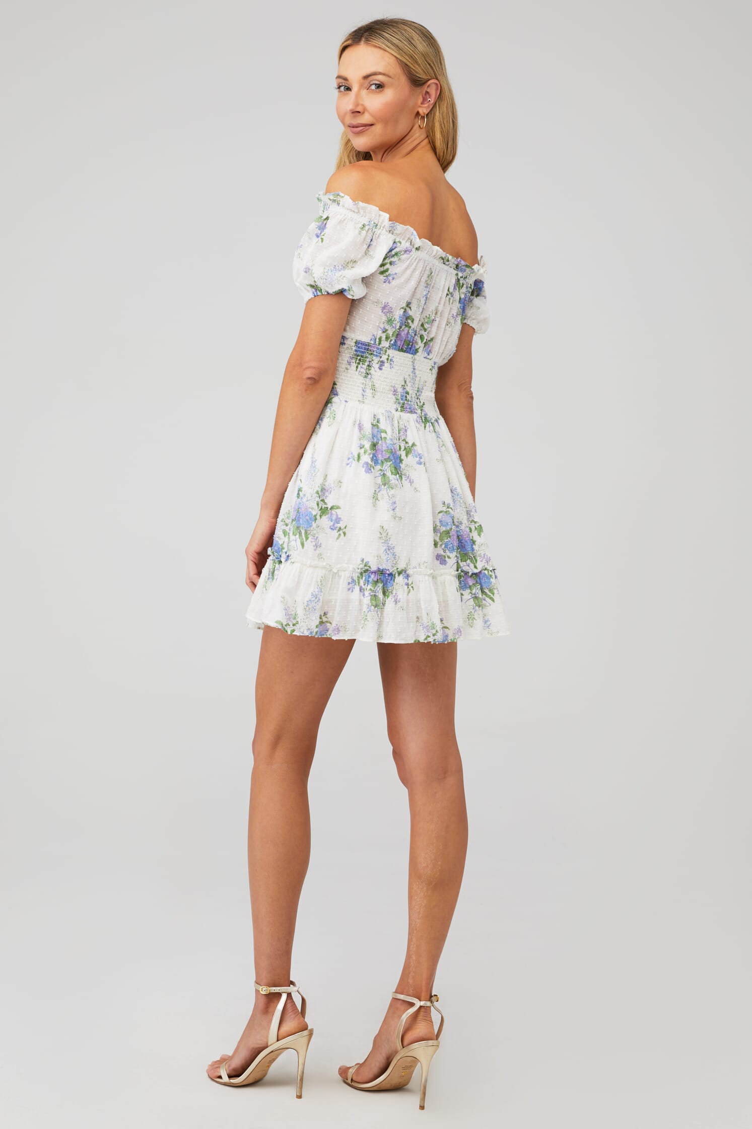 LoveShackFancy | Lai Dress in Periwinkle Aqua| FashionPass