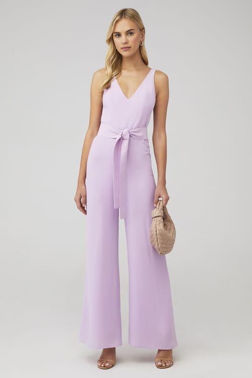 lilac jumpsuit for wedding