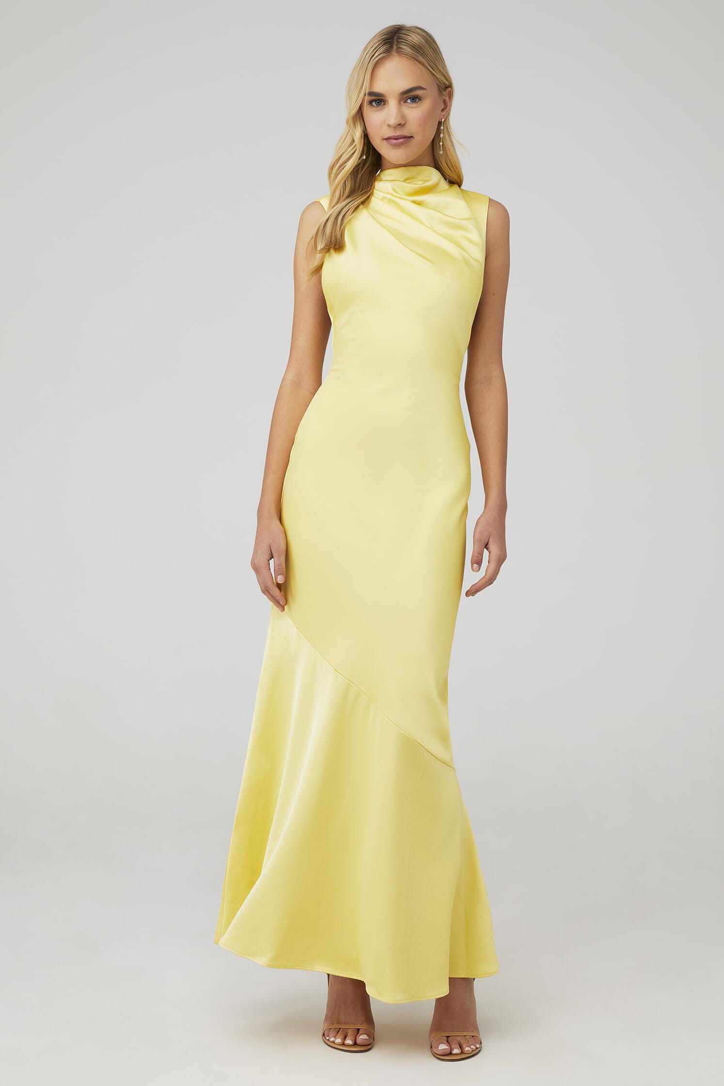 SIGNIFICANT OTHER Lana Maxi Dress in Lemon