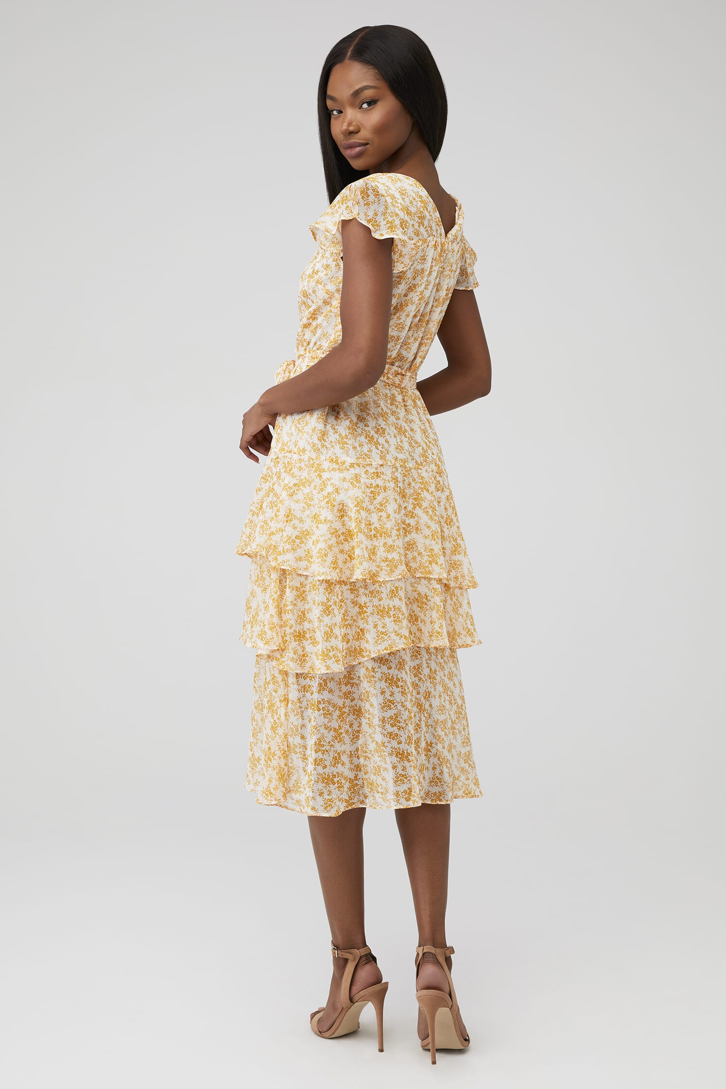 Minkpink Lana Midi Dress - Size L | Womens Formal Dresses | For Cocktail, Prom, Wedding Guest | Fashion Clothing Dress Rental