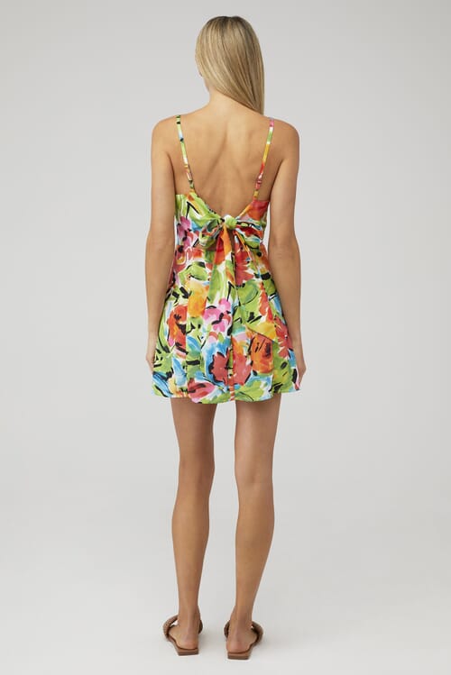 NWT Show Me Your Mumu - Lauren popular Tie back Multicolor Floral Mini Dress Size XL