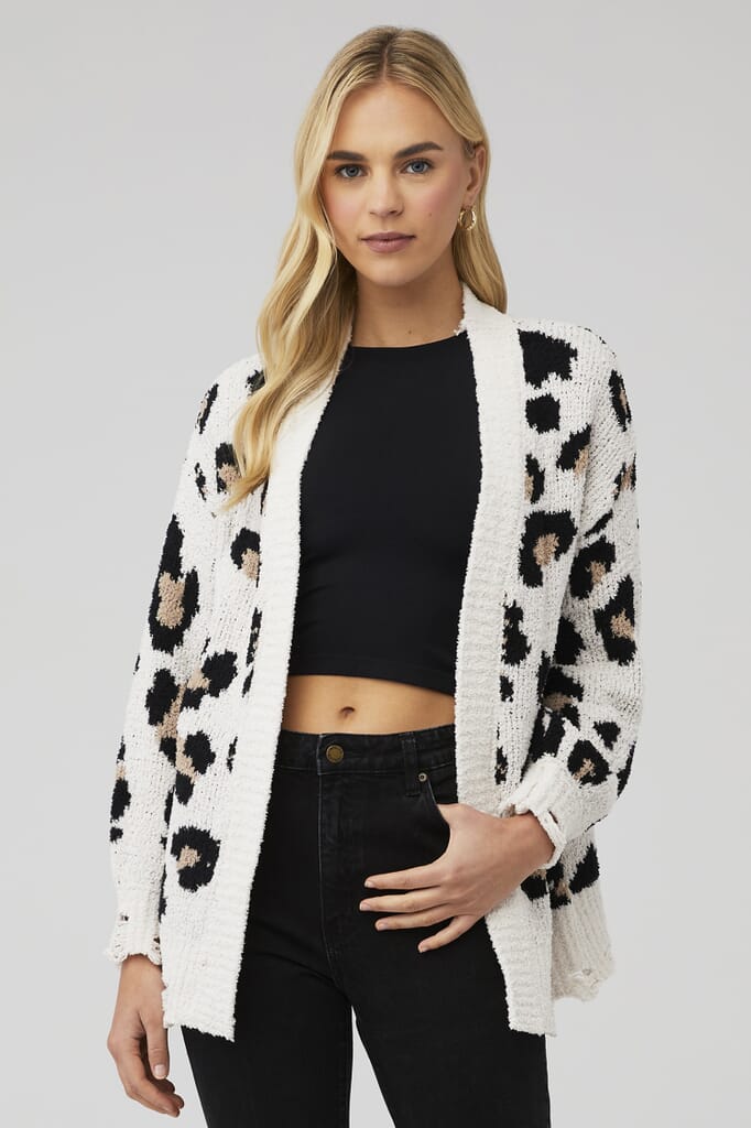 LOVERICHE | Leopard Cardigan in Leopard | FashionPass
