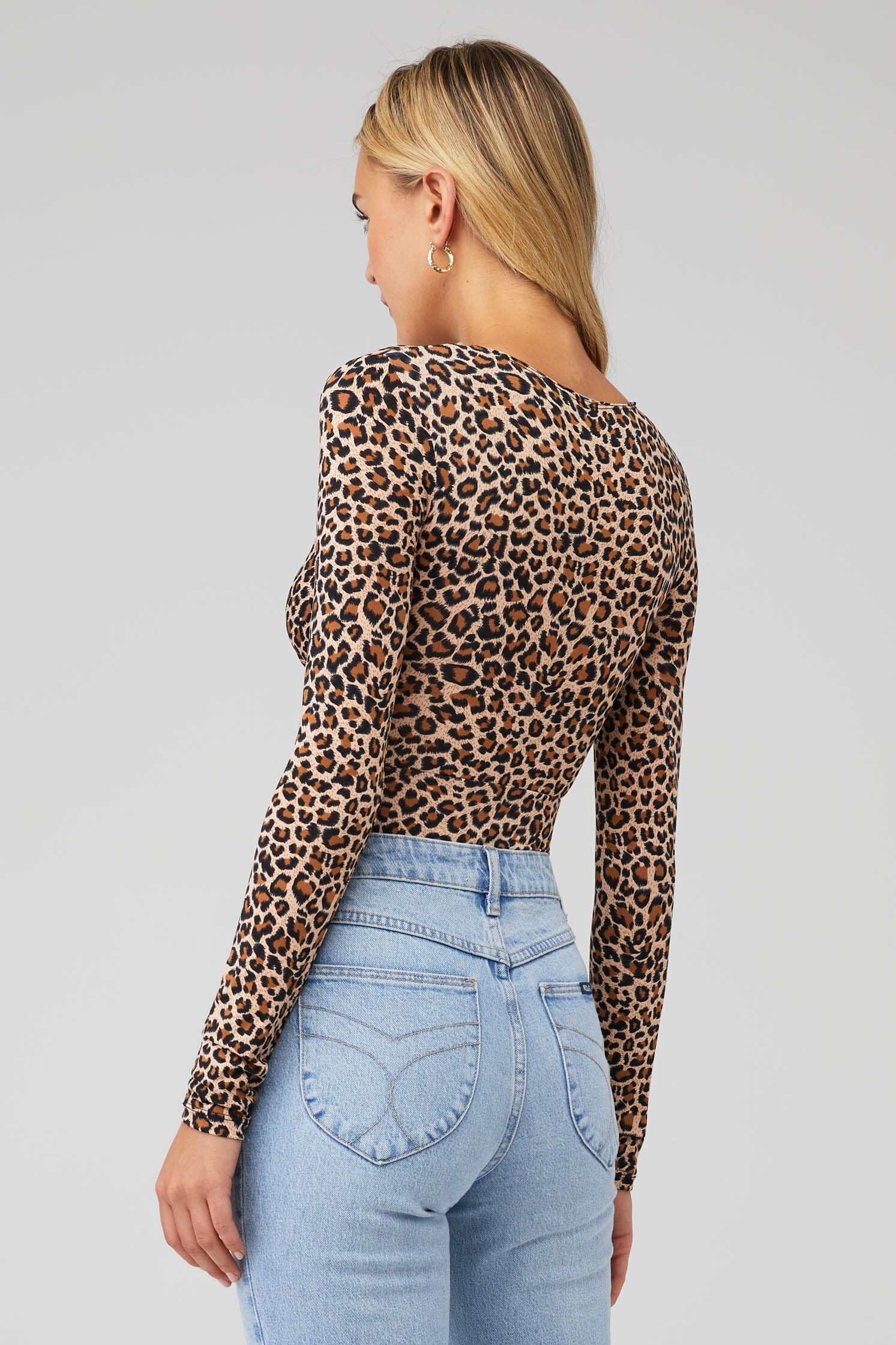 Bardot | Leopard Twist Bodysuit in Leopard | FashionPass