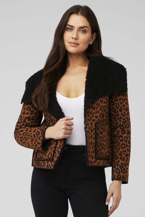 MINKPINK | Let It Happen Reverse Jacket in Leopard| FashionPass