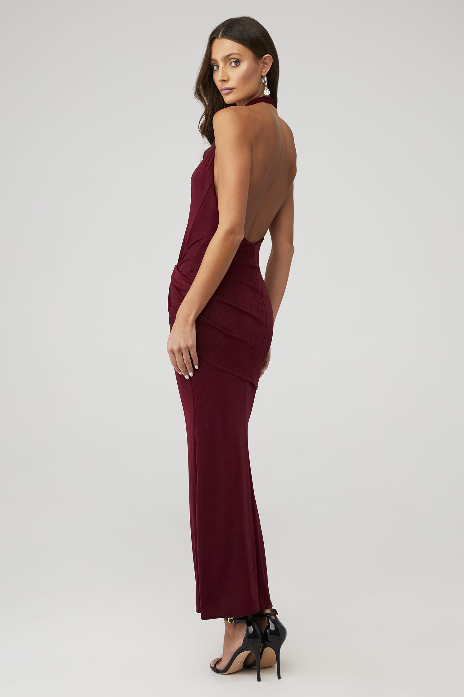Katie May | Leyla Gown in Sangria| FashionPass