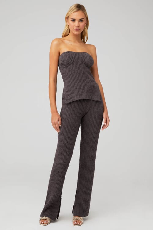 4th & Reckless | Liria Knit Top in Grey| FashionPass