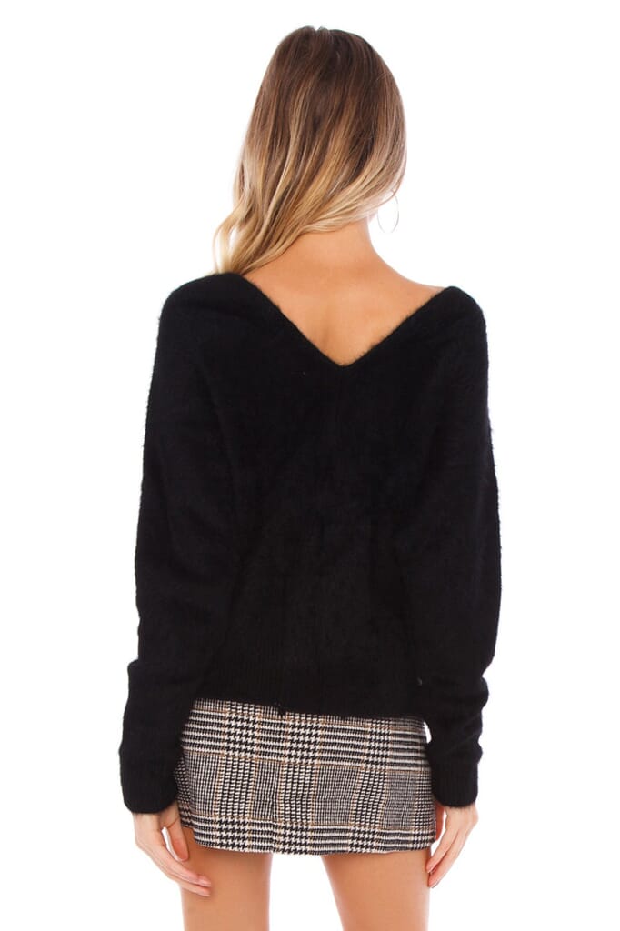 Sage the Label Lover Lay Down Sweater in Black