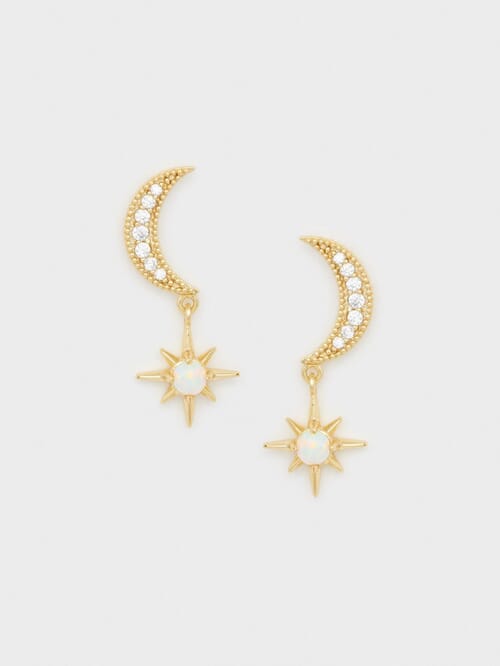 gorjana luna stud earrings